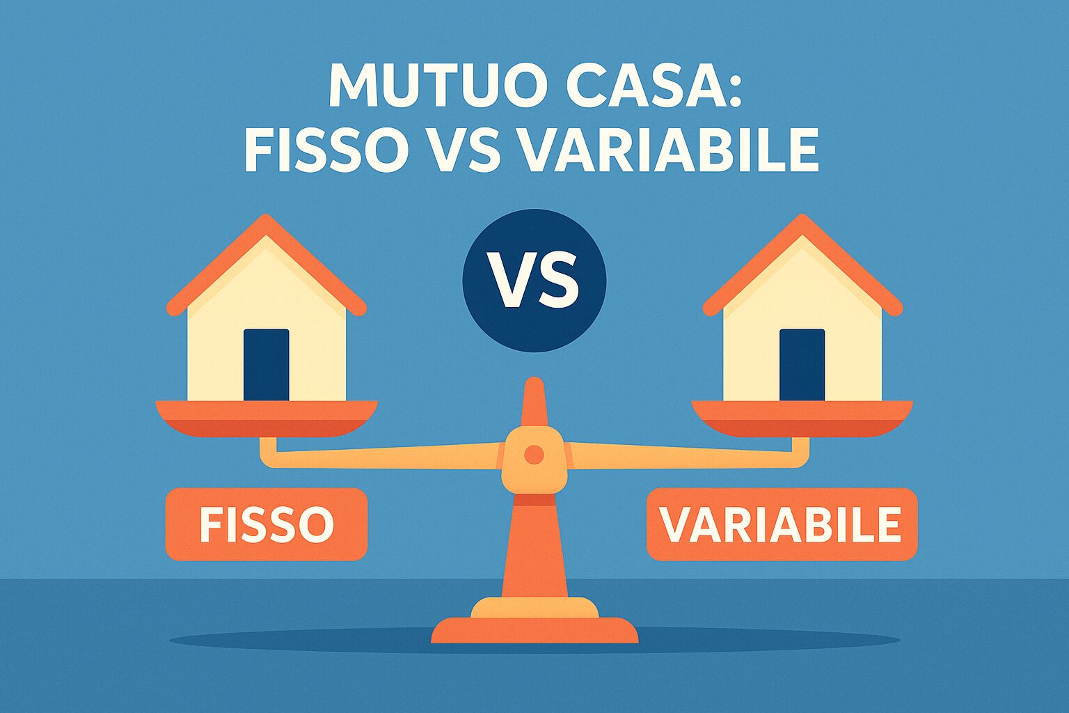 Mutuo casa: fisso o variabile? Quale conviene oggi.