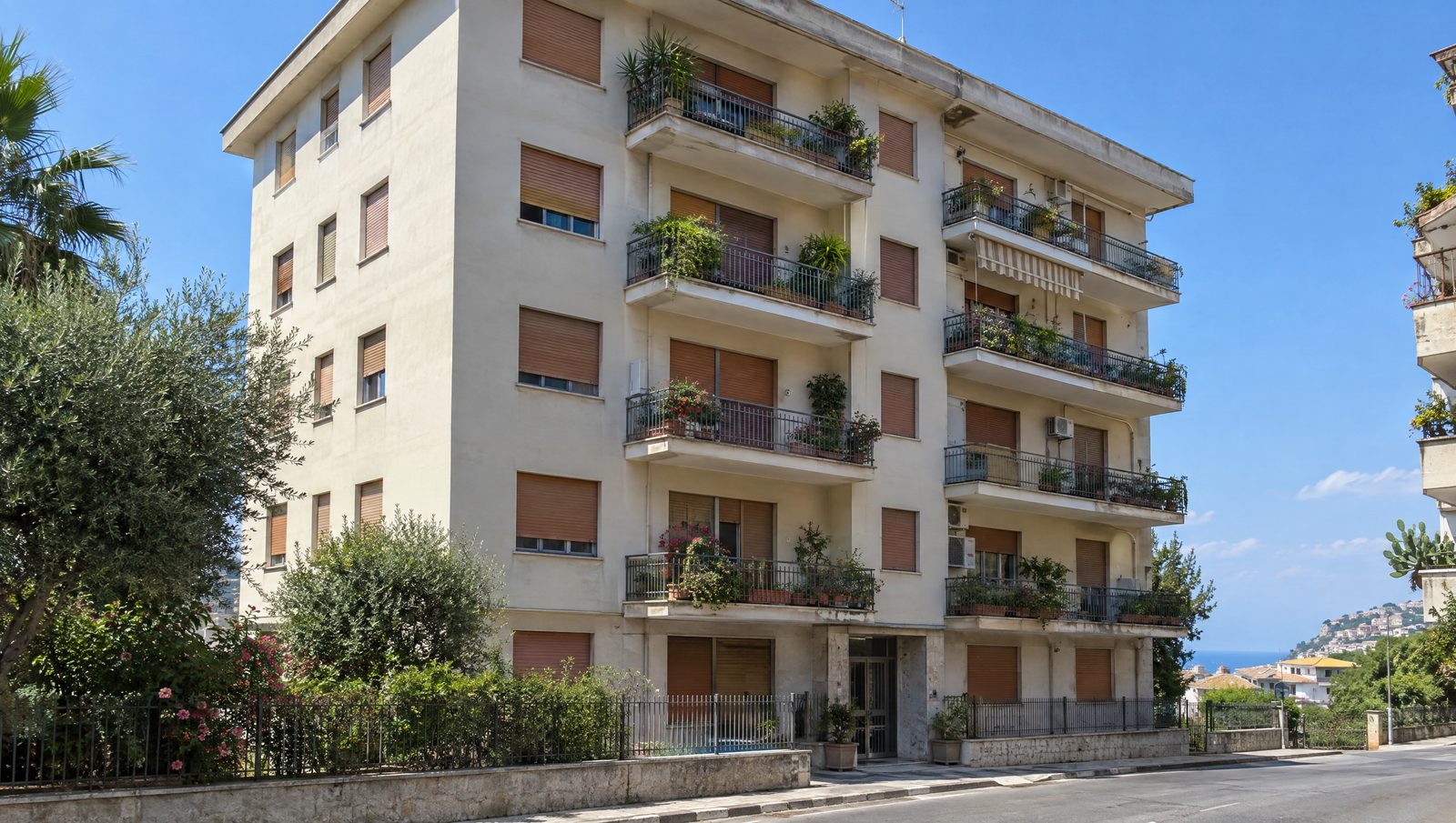 Palazzina residenziale del Sud Italia, immagine di esempio per l'affitto con canone concordato a Battipaglia